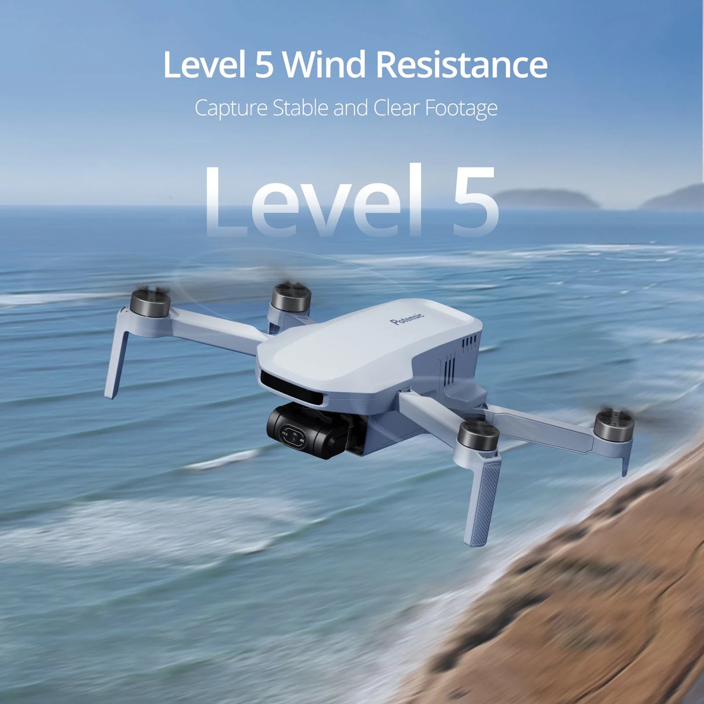 Potensic 3-Axis Gimbal 4K GPS Drones Under 249g Max 6-KM for Adults and Beginners ATOM