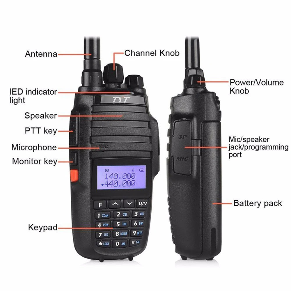 NEW TYT TH-UV8000D Type-C Charging Amateur Radio Cross band Reapeater VHF UHF Dual Band 10W Walkie Talkie Long Range